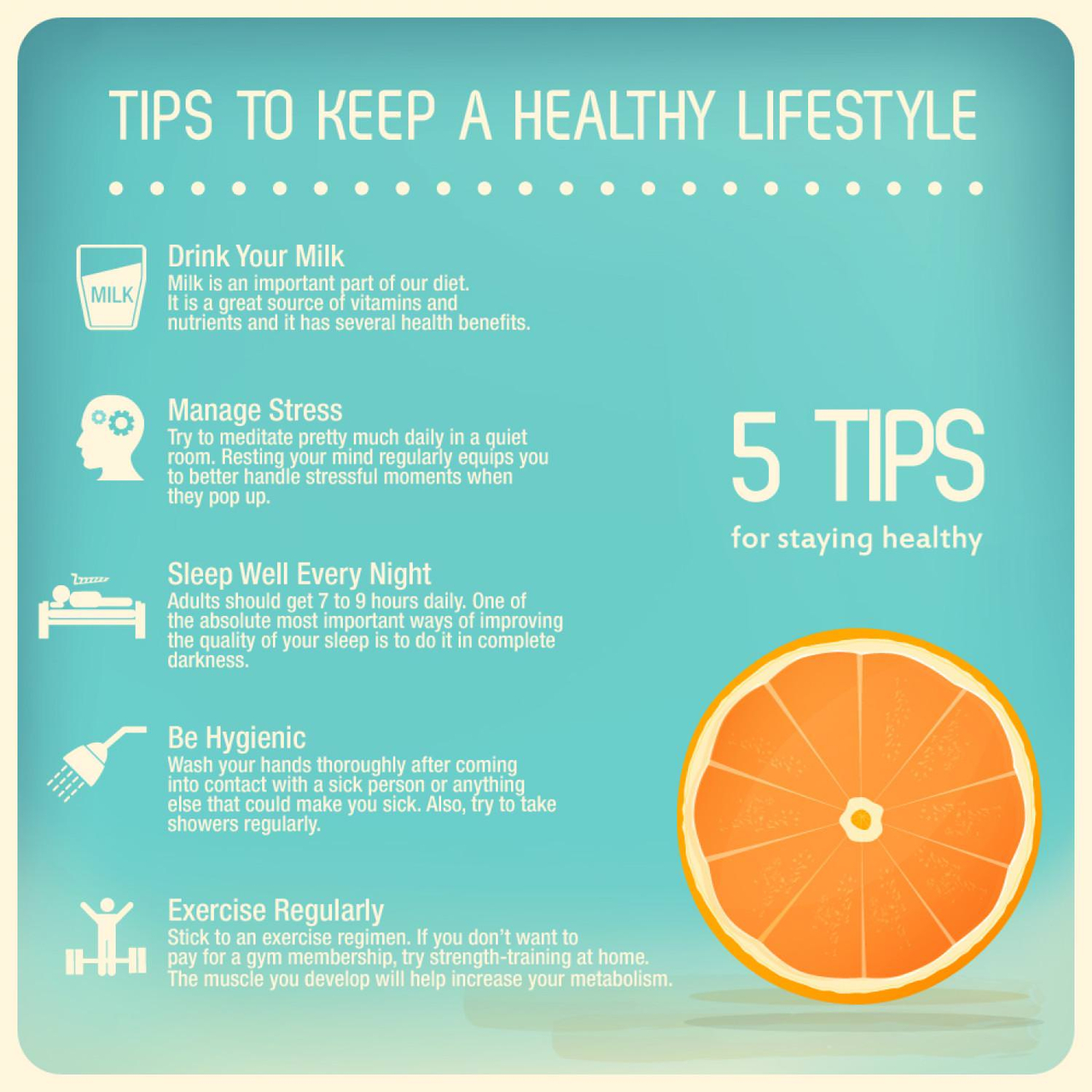 Importance of having a Healthy Lifestyle Visual.ly